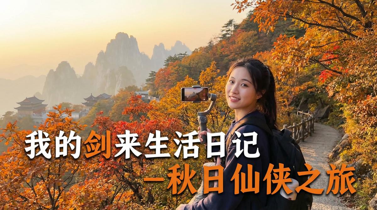 玩物社区生活视频 - 玩物社区户外生活视频：秋日山野Vlog | 手持稳定器视频教程